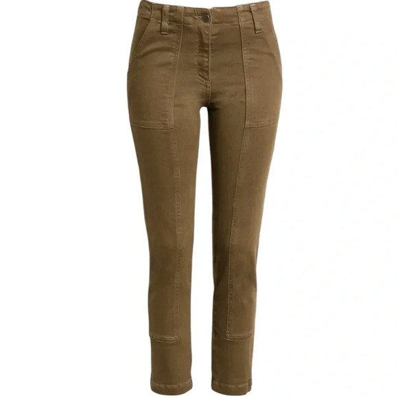 RAMY BROOK | Arizona Cargo Pants in Clover | Olive Green High Waisted Ankle | 28 - Picture 6 of 12